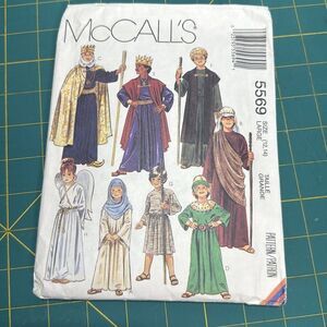McCall’s Sewing Pattern 5569 Kids Costume